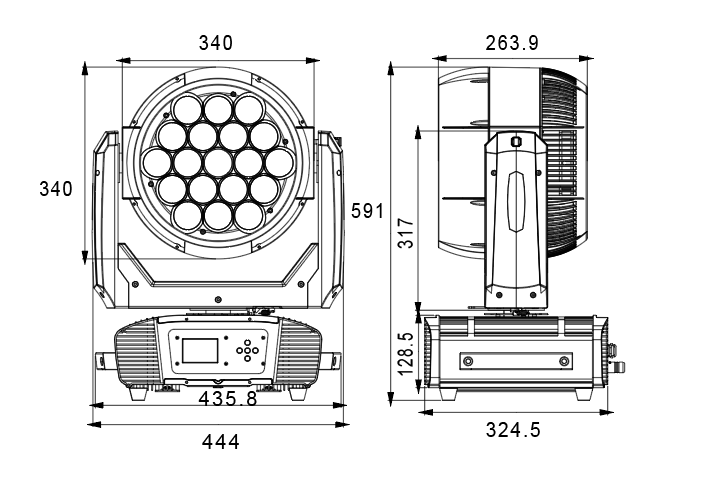 Aquazoom 1940 Dimensions