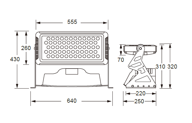 Ledarc Célibataire Dimensions