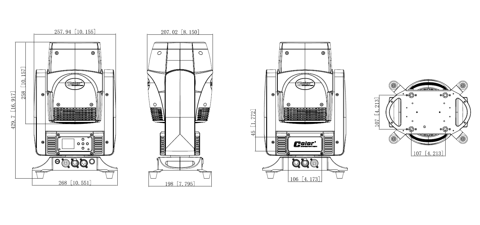 Skytouch 40 Dimensions