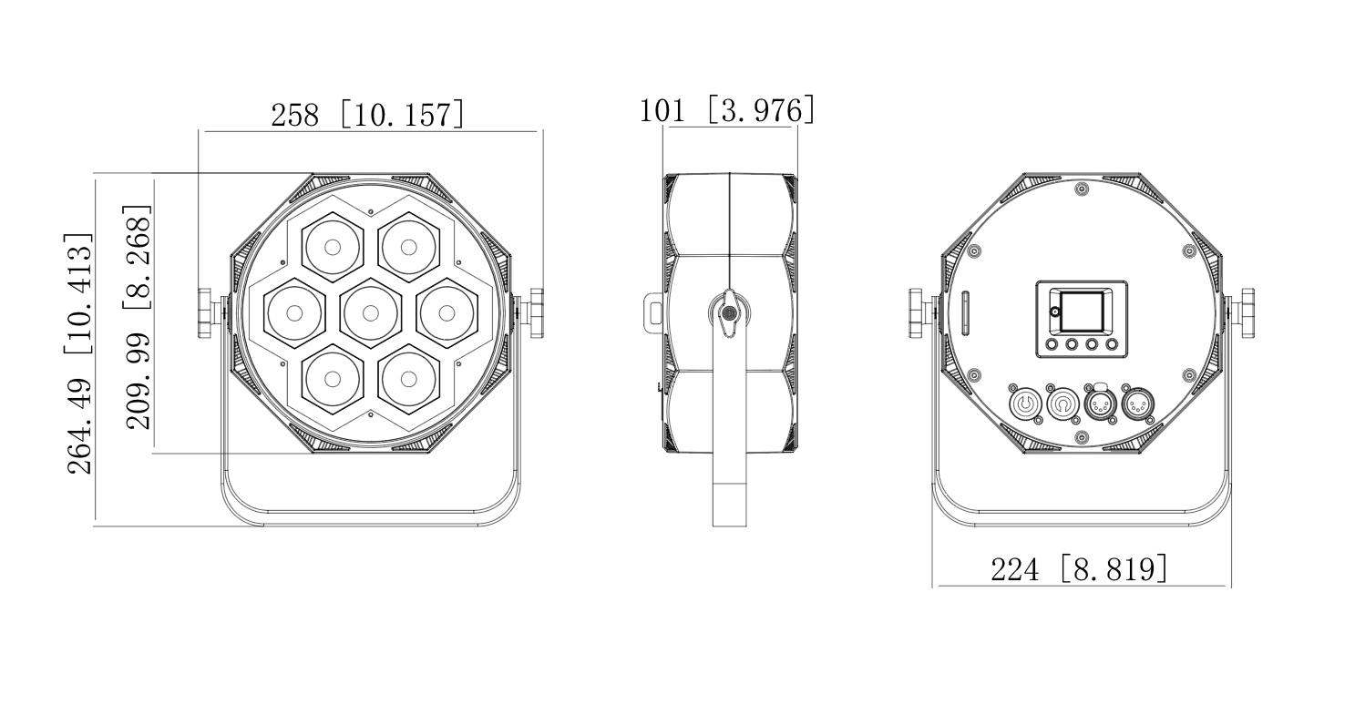 Smartpar 720e Dimensions